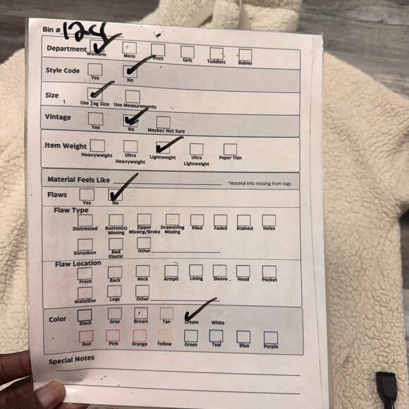 Athleta Talus Cream Womens S‎ Half Zip Pullover Sporty Sherpa Fleece Sweatshirt - Picture 8 of 8